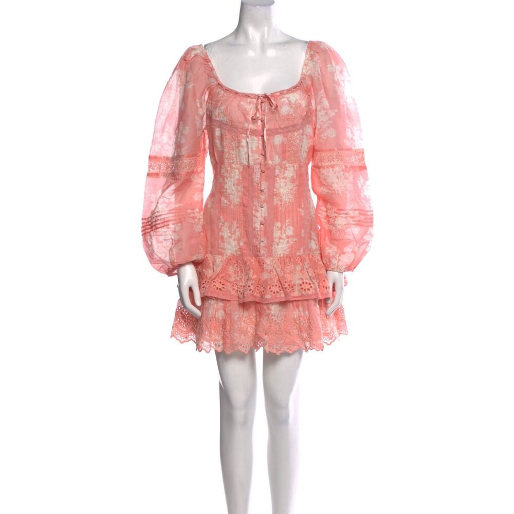 LOVESHACKFANCY Floral Print Mini Dress - Picture 2 of 14